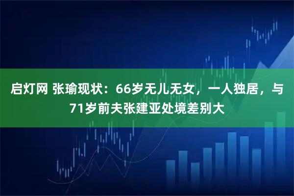 启灯网 张瑜现状：66岁无儿无女，一人独居，与71岁前夫张建亚处境差别大